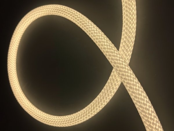 LED NEON KULATÝ Ø16mm / 24V / 19,2W / IP67 / 3000K / SET 3m / V PROVAZOVÉM VÝPLETU